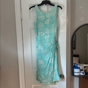 Patagonia Aqua Floral Dress
